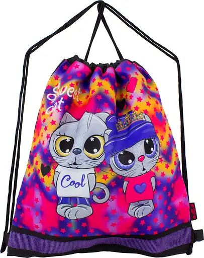 Мешок для обуви Delune Коты для девочки (S-164)