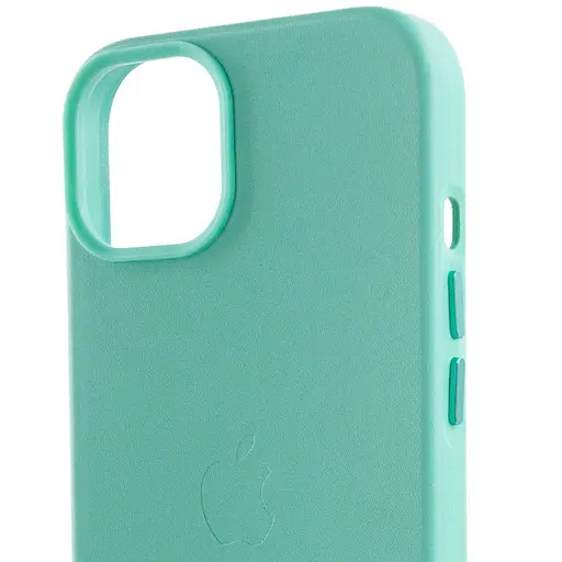 Шкіряний чохол Epik Leather Case AA Plus with MagSafe для Apple iPhone 13, 6.1 Ice - фото 5