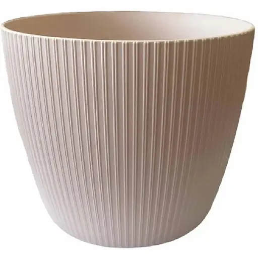 Вазон Lamela 26 см світло-бежевий (000029708) - фото 1