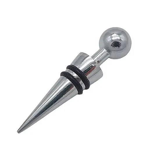 Пробка металлическая для бутылок вина и шампанского затычка многоразовая 8.5 см, Kitchen Master Серебристый 87557 - фото 1