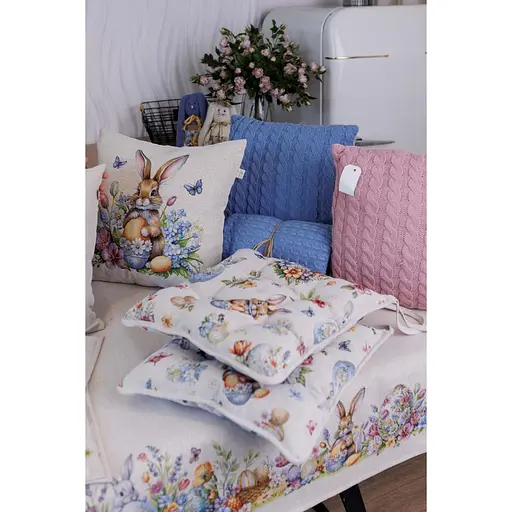 Подушка на стілець Прованс Суцвіття 40х40 см (44345) - фото 2