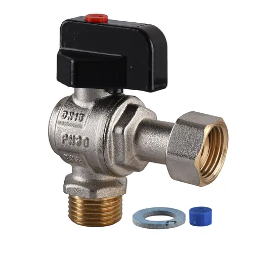 Кран кульовий котловий кутовий з накидною гайкою Arco 1/2″ 150813 000025806 - фото 1