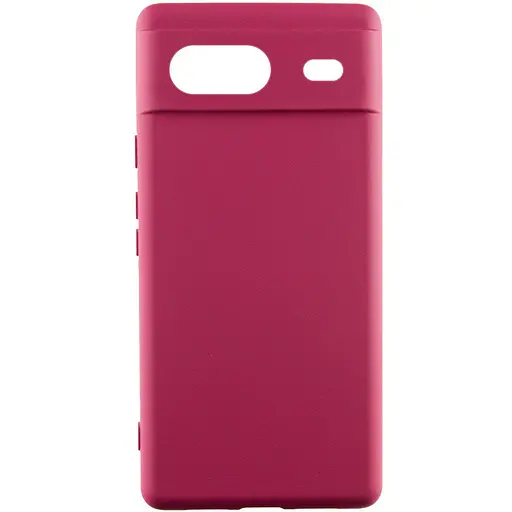 Чехол Silicone Cover Lakshmi Full Camera (AAA) для Google Pixel 8a Бордовый / Plum