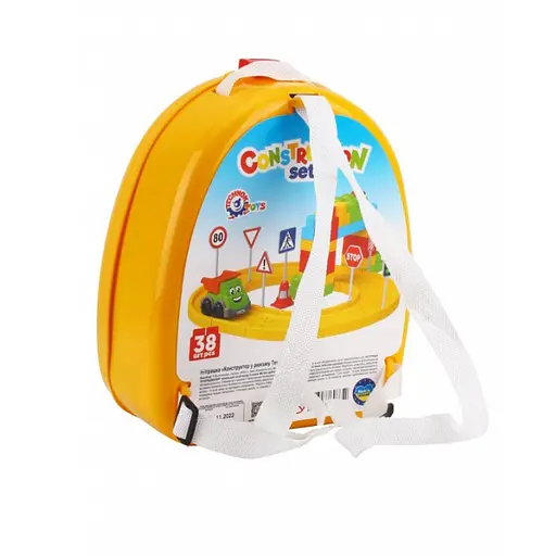 Детский Конструктор в рюкзаке ТехноК 8652TXK с дорожными знаками - фото 2