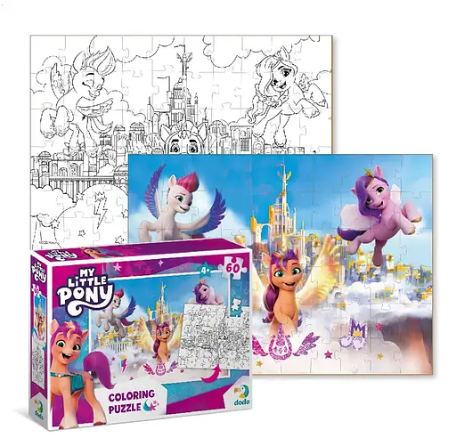 Пазл 2 в 1 "My Little Pony" 200135 DoDo 60 элементов, в коробке (4823115905345) - фото 1