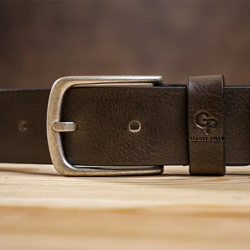 Ремінь шкіряний Grande Pelle чоловічий 120х3,7 см acs0014826 - фото 7