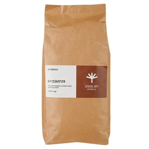 Уцінка. Кава в зернах Idealist Coffee & Co. Бразилія еспресо 1 кг  - фото 2