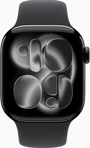 Смарт-часы Apple Watch Series 11 GPS 42mm Jet Black Alu. Case w. Black S. Band - S/M (MEQT4) - фото 2