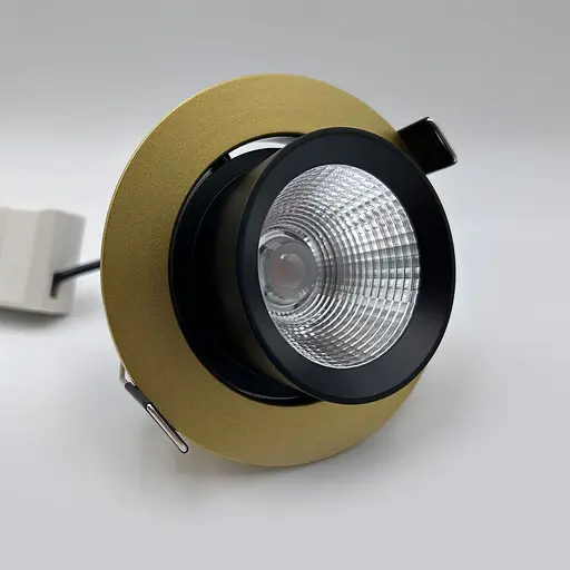 Встраиваемый светильник Skarlat RSL74251 15W GD+BK 3000K - фото 5