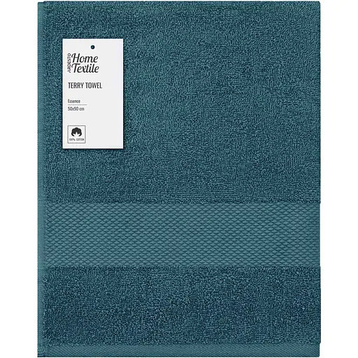 Рушник махровий Ardesto Essence 50х90 см 100% бавовна смарагдовий (ART2250EM)  - фото 1