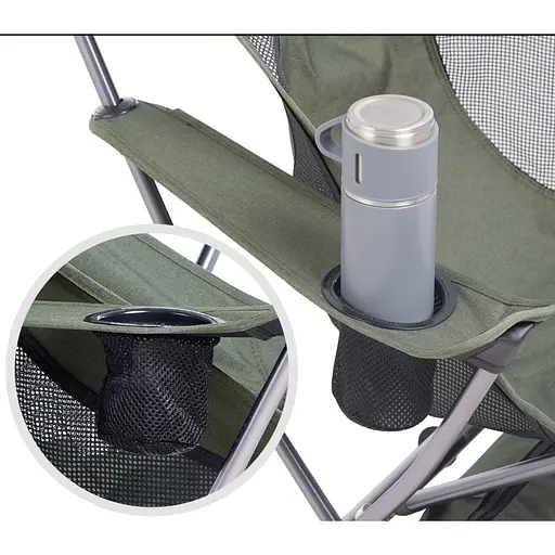 Складне туристичне крісло Naturehike CNK2300JU0003 (Зелене) - фото 9