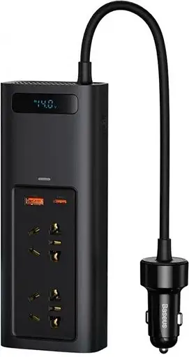 Автомобильный инвертор Baseus In-car Inverter 150 W (220V CN/EU) - фото 3