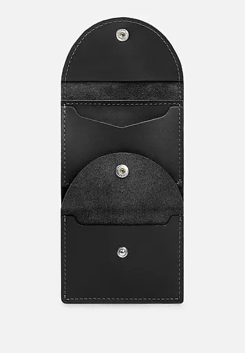 Кожаный кошелек 2.2 черный - фото 4