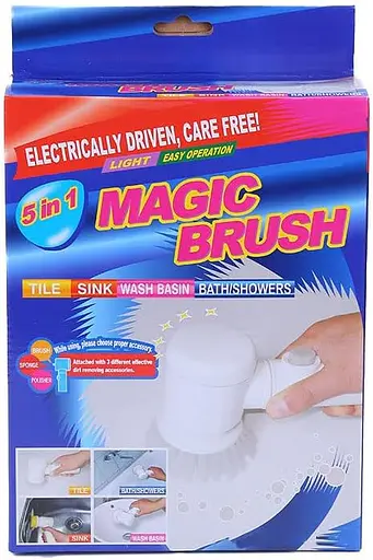 Електрична щітка-скребок Magic Power 3 в 1 для кухні ванної кімнати - фото 5