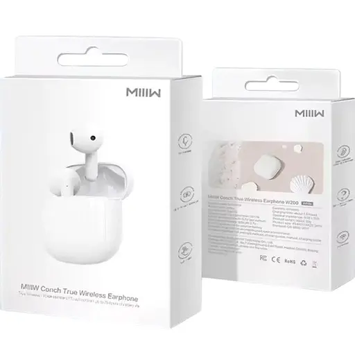 Наушники беспроводные MiiiW Conch True Wireless Earphone W200 (MWTW04) белые - фото 5