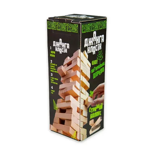 Настільна гра "Джанга класик Еко" 30727, 48 брусків, українською мовою - фото 2