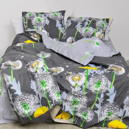 Комплект постільної білизни Viluta євро ранфорс 9847 100% бавовна - фото 4