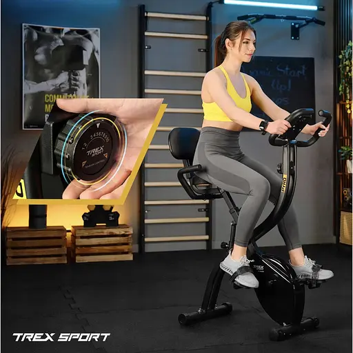 Велотренажер Trex Sport TX-360XB PYRO магнітний чорний - фото 3