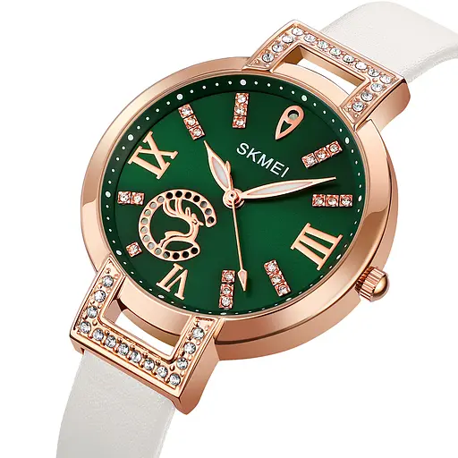 Наручний годинник жіночий 1977WT White Skmei acs0030443 - фото 2