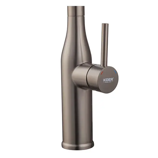 Смеситель для кухни с выдвижным изливом Koer KI-70004-07 KR3387 Графит - фото 4