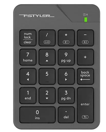 Клавіатура A4Tech A4-Tech FBK21C (Smoky Grey) (FBK21C (Smoky Grey)) - фото 1