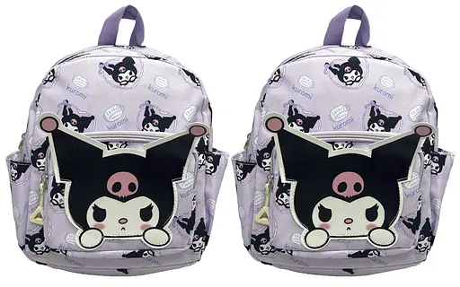 Рюкзак дитячий із тканини Зайчик Kuromi, 29x24x10 см, 1810-1 - фото 7