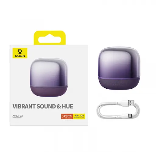 Колонка Baseus AeQur V2 Wireless Speaker Фіолетова A20056200521-00 - фото 2