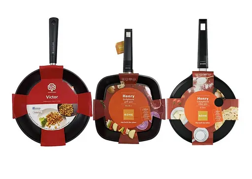 Набір сковорідок Victor & Henry Schulte-Ufer ROHE 26-28 см 3 штуки - фото 2