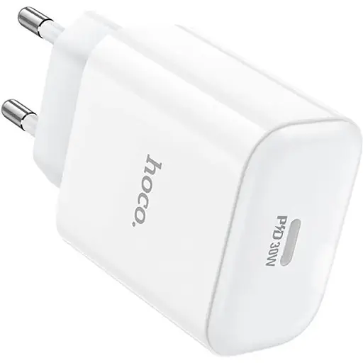Зарядное устройство Hoco C76A Pro 1Type-C PD/QC 30W PPS White - фото 6