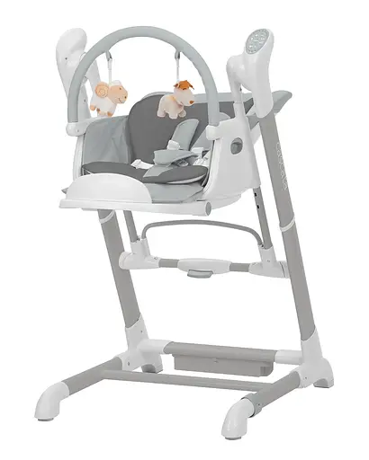 Стул-качели Carrello Cascata CRL-10303/1 Ash Grey с сенсорной панелью - фото 2