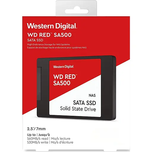 Накопитель SSD Western Digital Sata 2.5 500GB Red 500GB (WDS500G1R0A-68A4W0) - фото 4