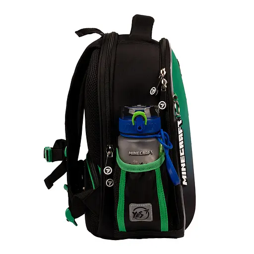 Рюкзак школьный каркасный Yes Minecraft Icons H-100 - фото 5