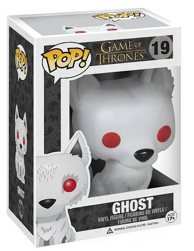 Фигурка Funko Pop Лютоволк Призрак Ghost Игра престолов Game of Thrones 10см GT G19 - фото 3