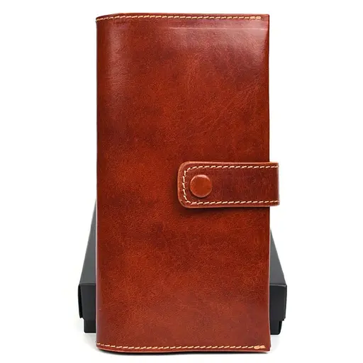 Кошелек ручной работы из элитного сорта кожи Tarwa acs0032244 - фото 1