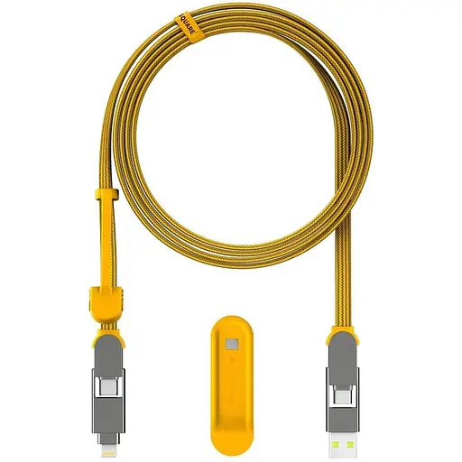 Кабель Rolling Square inCharge XL 3 м жовтий (XLL03R) - фото 1