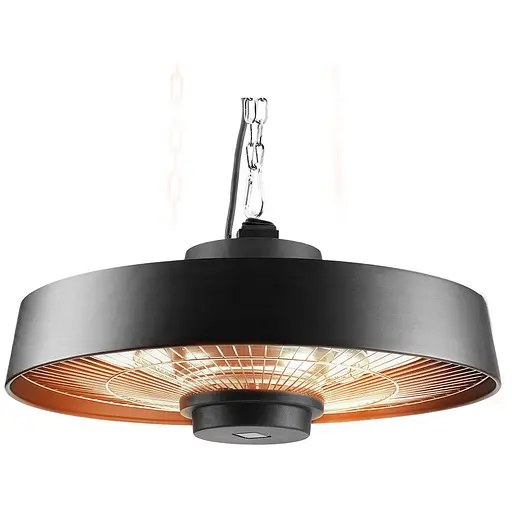 Інфрачервоний обігрівач Neo Tools стельовий 1500 Вт, чорний (90-038) - фото 1