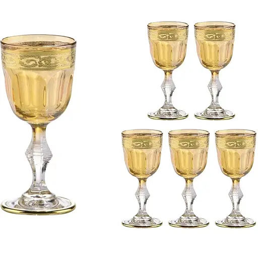 Набір чарок для лікеру Lora Арія 55 мл 6 шт. Амбер NGC52SETLIQ