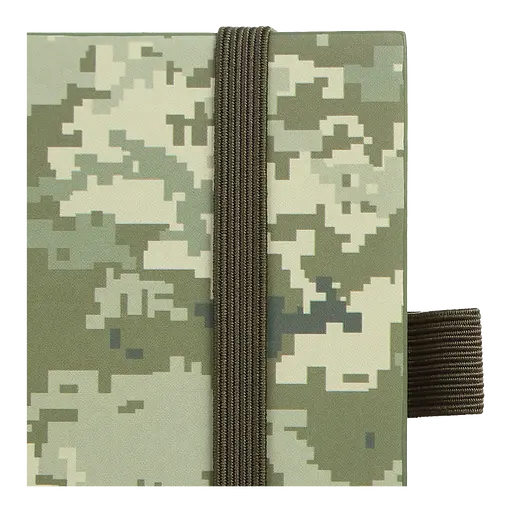 Щоденник датований Buromax Military 2026 A5 штучна шкіра світло-зелений (BM.21134-15) - фото 6