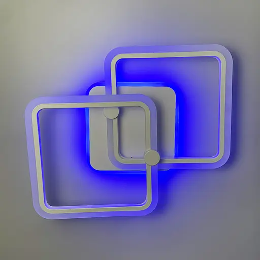 Стельова мінімалістична LED люстра в білому корпусі Line.F RGB підсвітка Немає - фото 9