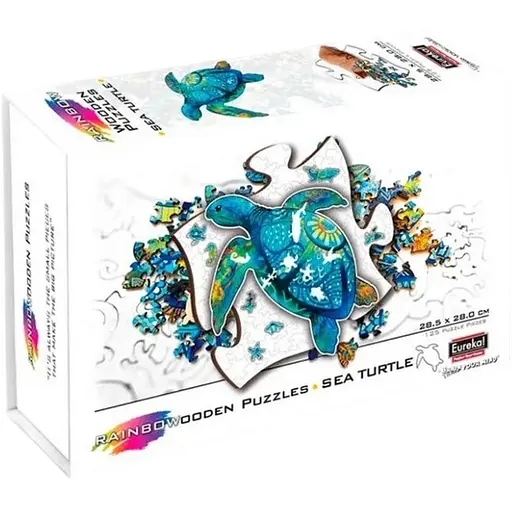 Пазли дерев'яний Eureka 2D Sea Turtle 125 елементів 473620  - фото 2
