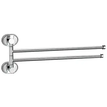 Тримач для рушника поворотний подвійний Frap F1912 1/40 Хром - фото 1