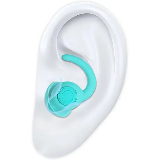 Беруши, шумоподавление, мягкие силиконовые синие