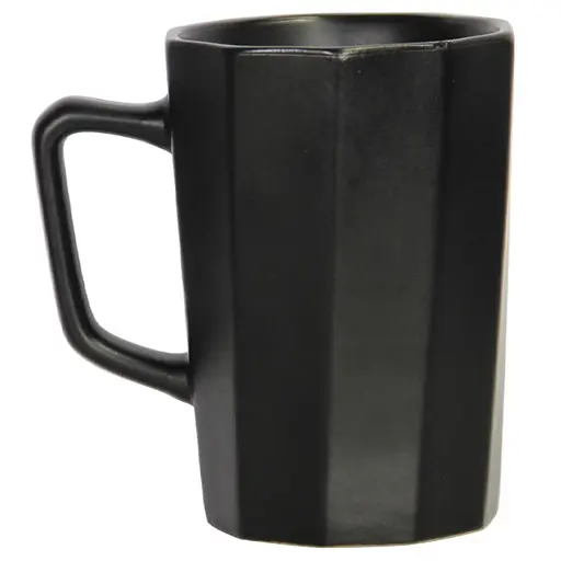 Кружка фарфоровая Frappe 370 мл черная (70002410_RX-N2410)