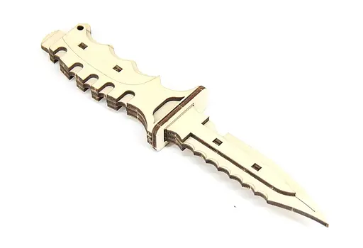 Дерев'яний конструктор "Мисливський ніж" 8 деталей - фото 7