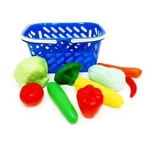 Игровой набор Корзина с овощами 11 предметов