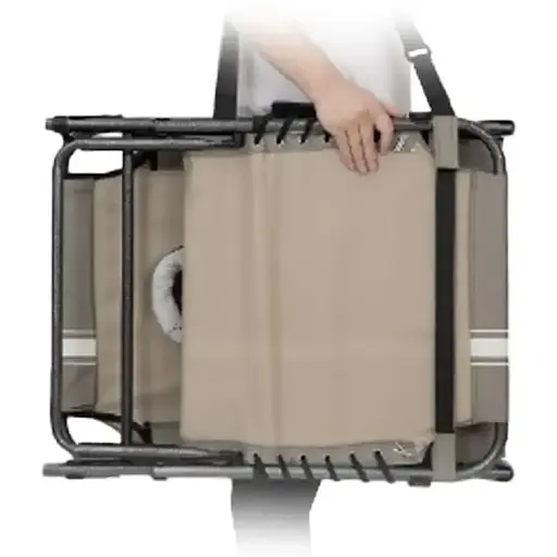 Шезлонг KingCamp Magnolia B10 Plus Grey/White - фото 5