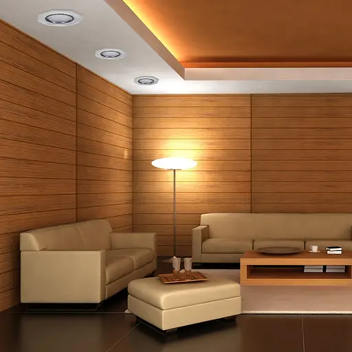 Вбудований світильник Feron CD8020 під лампу з підсвіткою хром - фото 2