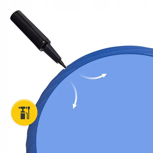 М'яч для фітнесу (фітбол) 4FIZJO 75 см Anti-Burst Blue (P-5907739316363) - фото 10