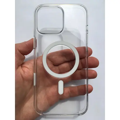 Оригинальный прозрачный чехол Apple Clear Case with MagSafe для Iphone 16 Pro Max (6.9") Clear MA7F4ZM/A - фото 3