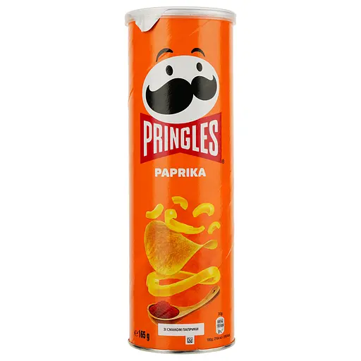 Уцінка. Чипси Pringles Paprika Паприка 165 г (903305)